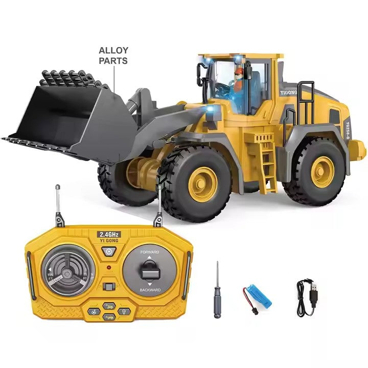 Tobouy 1:16 RC Loader Truck – Realistic Construction Vehicle Toy