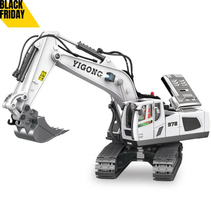 Tobfun RC Excavator 1/20 Scale – 11-Channel Remote Control Toy
