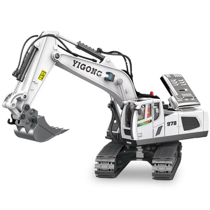 Tobfun RC Excavator 1/20 Scale – 11-Channel Remote Control Toy
