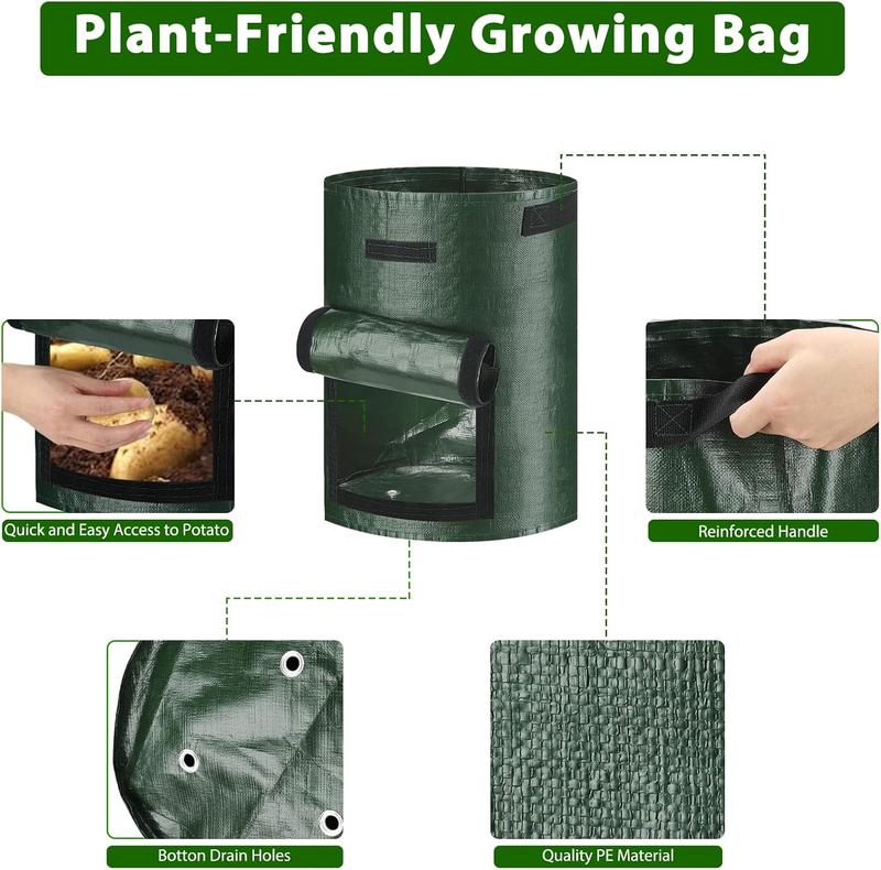 10 Gallon Potato Grow Bags with Harvest Window