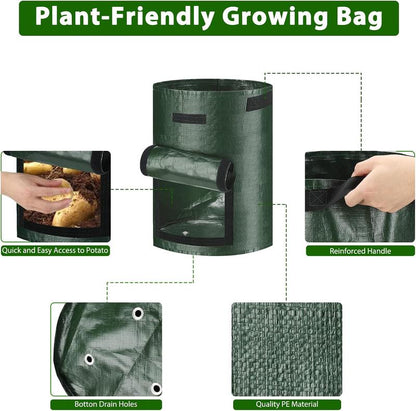 10 Gallon Potato Grow Bags with Harvest Window