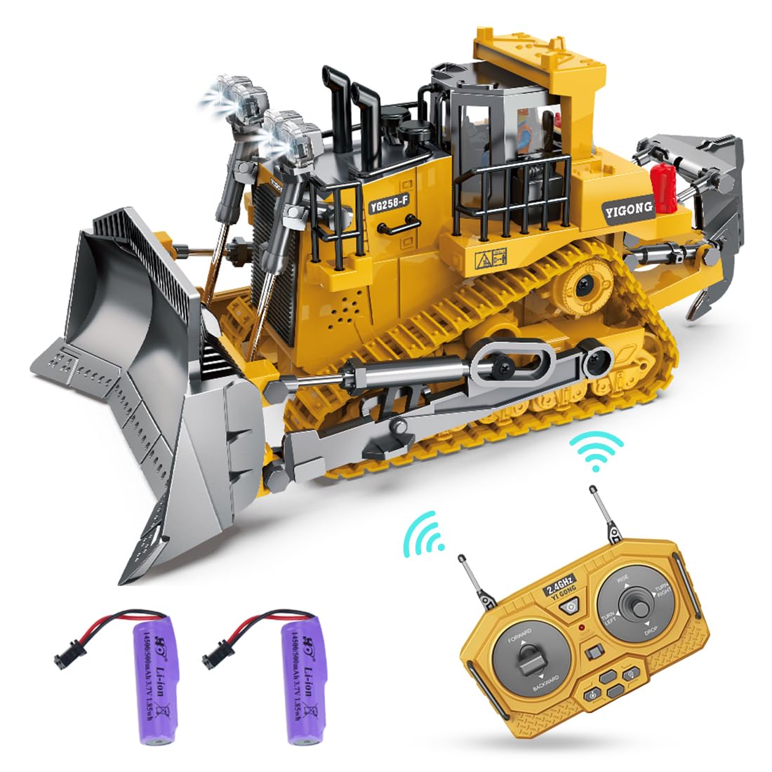 Tobouy RC Bulldozer 1/20 Scale – Realistic, Rugged, Ready for Action
