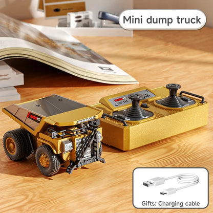 Tobfun  Mini RC Construction Set – Forklift, Excavator & Dump Truck
