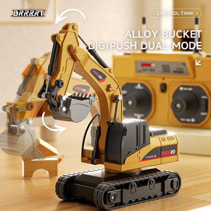 Tobfun  Mini RC Construction Set – Forklift, Excavator & Dump Truck