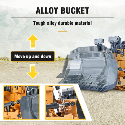 Tobfun RC Bulldozer 1/20 Scale – Realistic, Rugged, Ready for Action