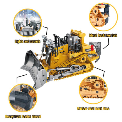 Tobfun RC Bulldozer 1/20 Scale – Realistic, Rugged, Ready for Action