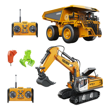 Tobfun RC Excavator 1/20 Scale – 11-Channel Remote Control Toy