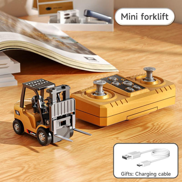 Tobfun  Mini RC Construction Set – Forklift, Excavator & Dump Truck