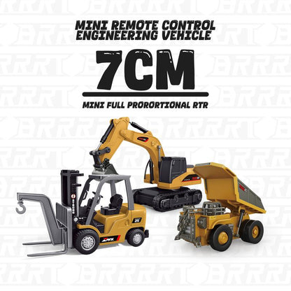 Tobfun  Mini RC Construction Set – Forklift, Excavator & Dump Truck