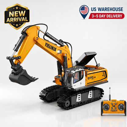 Tobfun RC Excavator 1/20 Scale – 11-Channel Remote Control Toy
