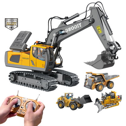 Tobfun RC Excavator 1/20 Scale – 11-Channel Remote Control Toy