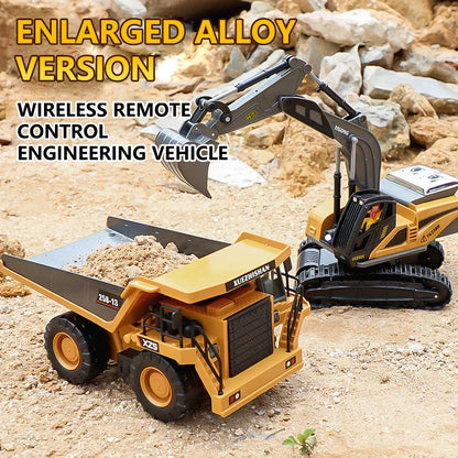 Tobfun RC Excavator 1/20 Scale – 11-Channel Remote Control Toy