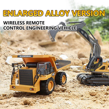 Tobfun RC Excavator 1/20 Scale – 11-Channel Remote Control Toy