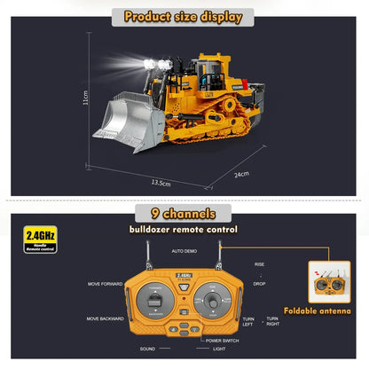 Tobfun RC Bulldozer 1/20 Scale – Realistic, Rugged, Ready for Action