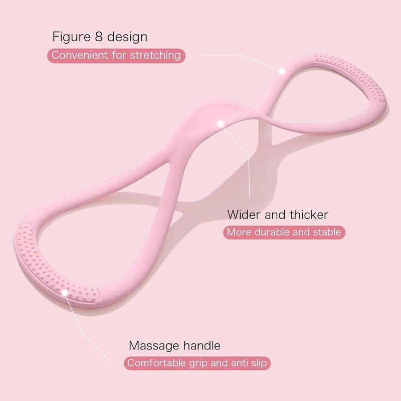 Tobfun Figure 8 Resistance Bands – Silicone Exercise Bands
