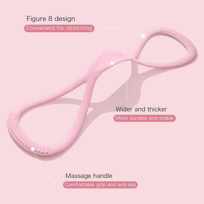 Tobfun Figure 8 Resistance Bands – Silicone Exercise Bands