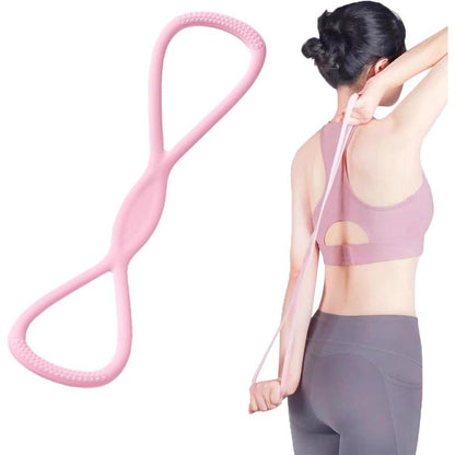 Tobfun Figure 8 Resistance Bands – Silicone Exercise Bands